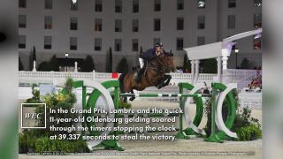 Santiago Lambre & All in Horses Cava Sweep the $100,000 Hampton Green Farm National Grand Prix  at WEC