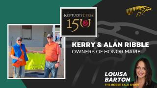 Kerry & Alan Ribble Owners of Honor Marie Interview with Louisa Barton - 150th Running of Kentucky Derby
