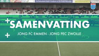 Samenvatting Jong FC Emmen - Jong PEC Zwolle