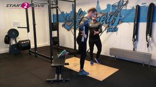Bulgarian split squat – half gevorderd