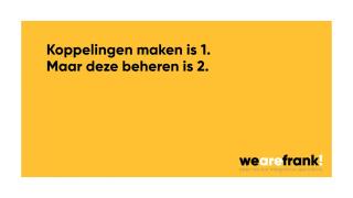 Koppeling maken is slechts het begin! Je moet deze ook onderhouden