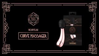 Rosy Gold Nouveau Mini Curve Massager