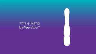 We-Vibe Wand 2 Vibrator - Product Video