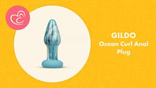 Gildo Ocean Curl Glazen Buttplug