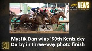 Mystik Dan wins 150th Kentucky Derby in three-way photo finish