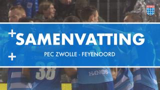 Samenvatting PEC Zwolle - Feyenoord