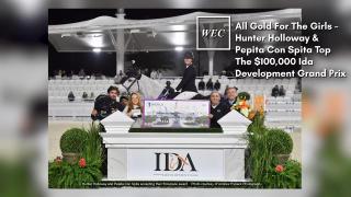 All Gold For The Girls – Hunter Holloway & Pepita Con Spita Top The $100,000 Ida Development Grand Prix