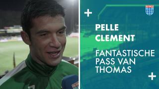 Pelle Clement: ‘Fantastische pass van Thomas.