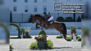 Lisa Goldman-Smole & Ivaro N Conquer $15,000 WEC Ocala 1.45M Jumper Classic 