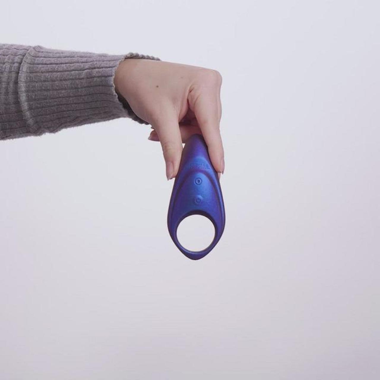 hueman neptune remote controlled vibrating cock ring Neptune Remote-Control Vibrating Cock Ring main image 1
