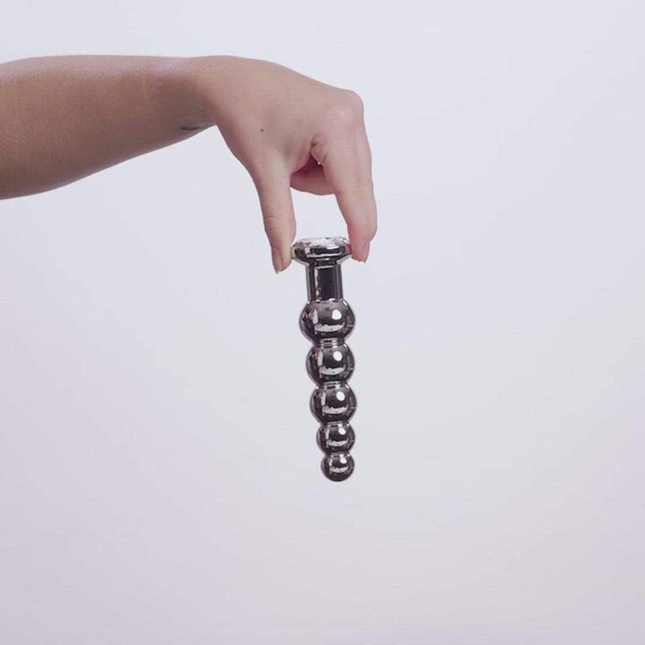 DUKESTON Grande Plug Anale Diamante Plug Anale Big Anal Plug Metallo Large Buttplug Acciaio Butt - Foto 6