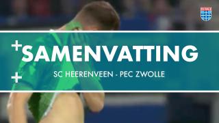 Samenvatting sc Heerenveen - PEC Zwolle