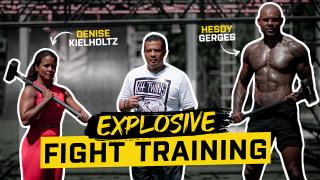 Explosive and powerful fight training with Hesdy Gerges & Denise Kielholtz