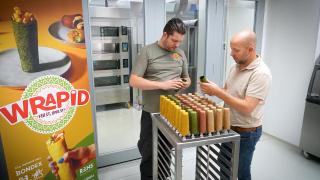 Ondernemerslounge (RTLZ) | 14.6.12 | Laurien met Chef Lars van Wrapid