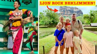 PITTIGE KLIM naar LION ROCK β°οΈ& Sri Lanka DANSSHOW met VUUR! π₯| Bellinga Vlog #3374