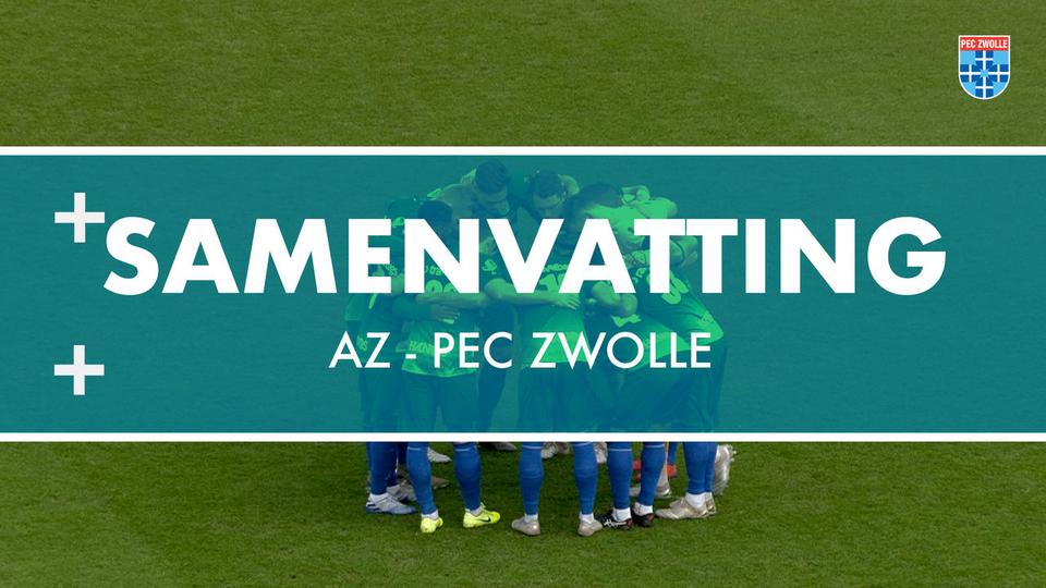 Samenvatting AZ - PEC Zwolle