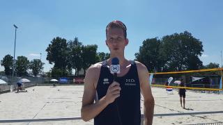 Beachvolleybal Team Nederland traint in Harderwijk