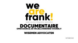 Wisemen Advocaten over gebruik Open Source