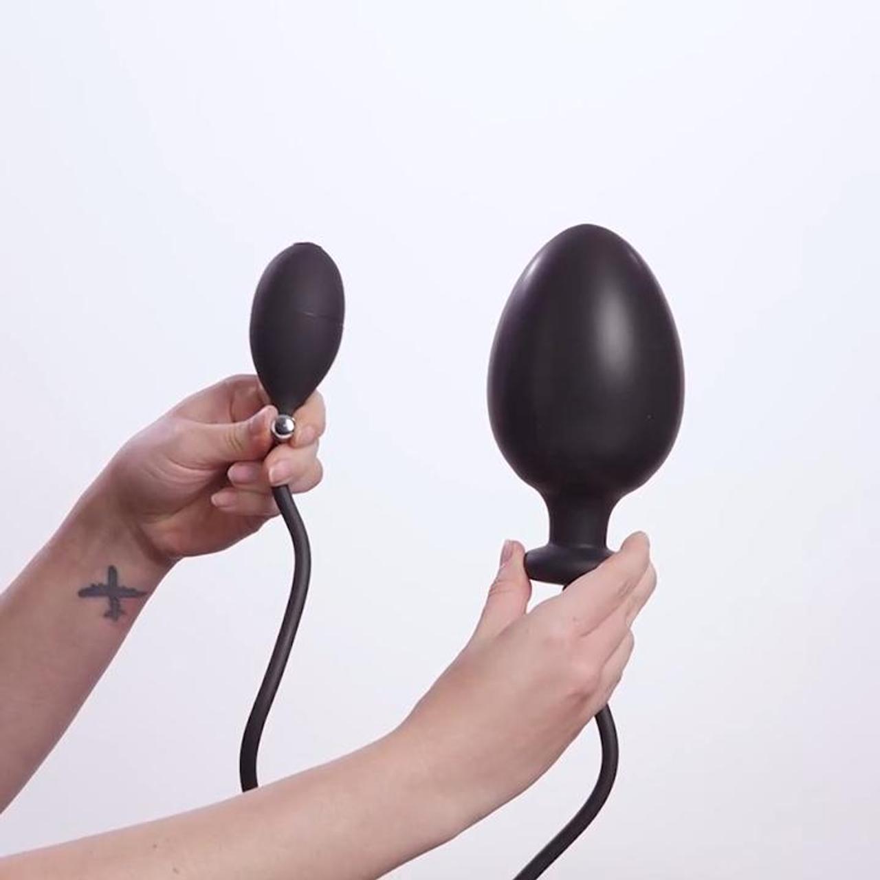 inflatable anal plug video Anal Beads Anal Butt Plug,10 Rotate Twist and Vibrating Modes,Prostate –  honeysx main image 1