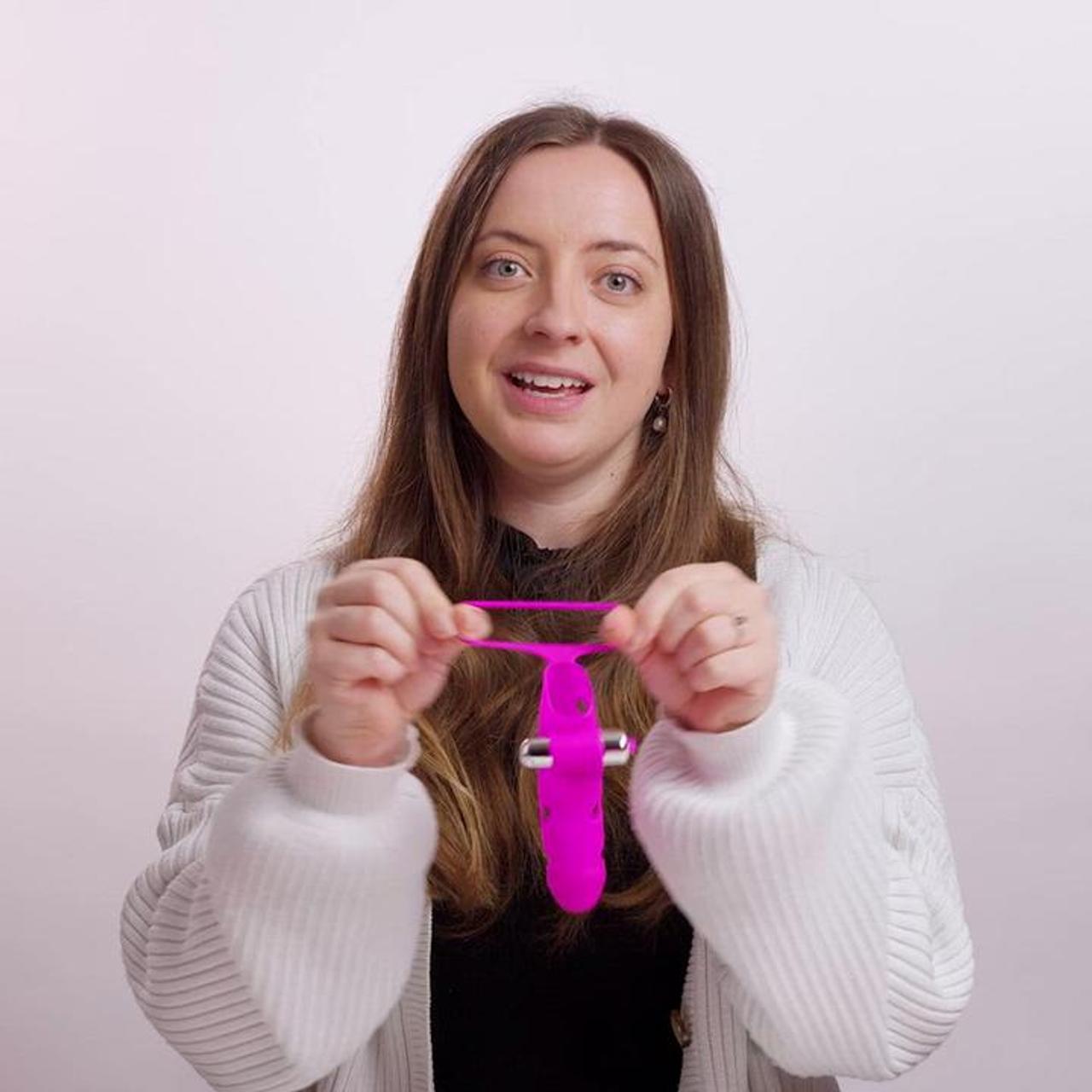 Penis Sleeve With Bullet Vibrator - Pink