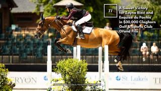 A Sweet Victory for Zayna Rizvi and Exquise du Pachis in $30,000 Cleghorn Golf & Sports Club Grand Prix 