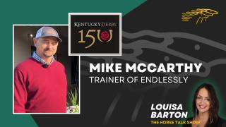 Mike McCarthy Trainer of Endlessly Interview with Louisa Barton - 150th Running of Kentucky Derby