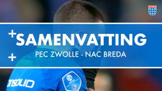 Samenvatting PEC Zwolle - NAC Breda