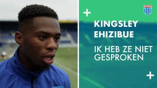 Kingsley Ehizibue: 'Ik heb ze nog niet gesproken'
