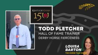 Hall of Fame Trainer Todd Pletcher Derby Horse Fierceness Interview with Louisa Barton at the 150th Running of Kentucky Derby