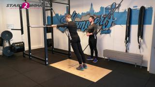 Triceps overhead extension voor thuis
