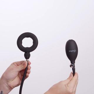 EasyToys Pressure Point Inflatable Cock Ring - Hand Video