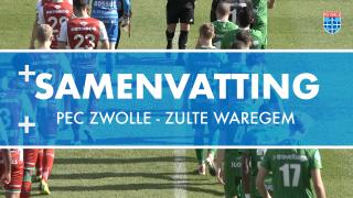 Samenvatting PEC Zwolle - Zulte Waregem