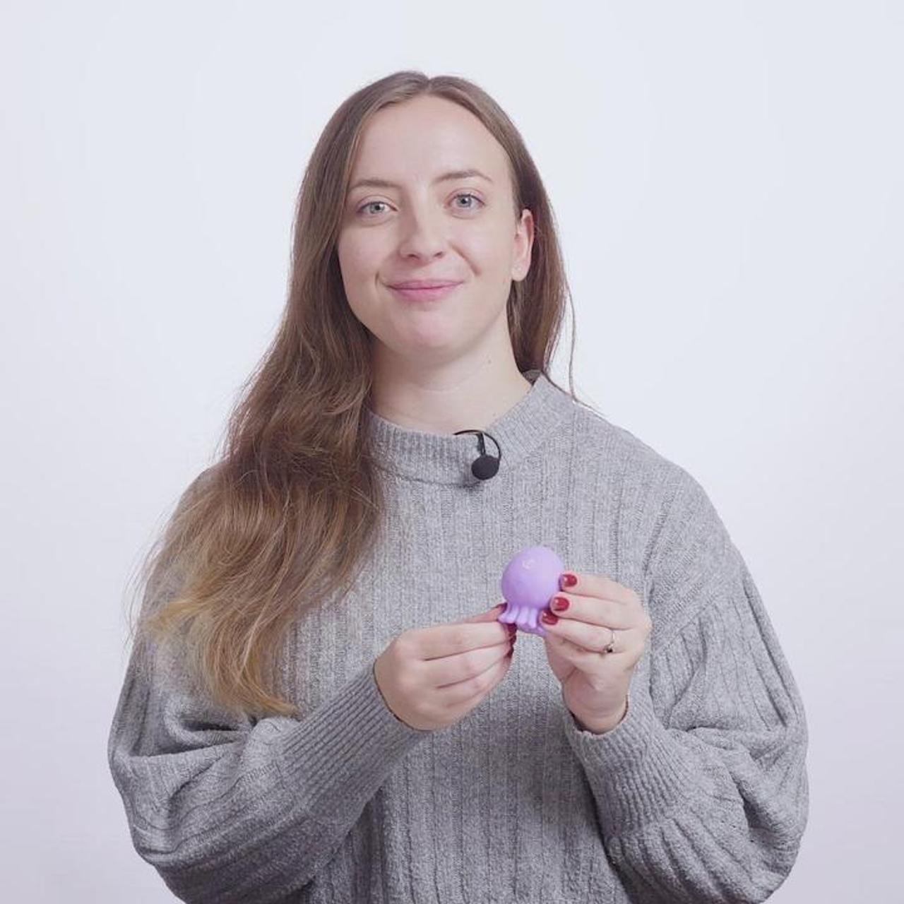 Squishy Jellyfish vibrator - Lila - Pabo