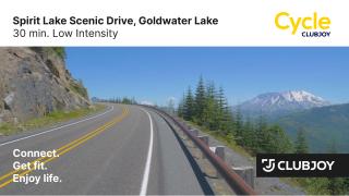 Cycle Route Spirit Lake Scenic Drive, Goldwater Lake 30 min Low