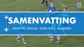 Samenvatting Jong PEC Zwolle - Jong N.E.C. Nijmegen