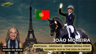 João Moreira Riding Drosa Fürst Kennedy OLD For Portugal - Dressage - 2024 Olympics Interview With Diana De Rosa