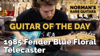 Guitar of the Day: 1985 Fender Blue Floral Telecaster | Norman's Rare Guitars