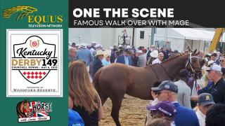 Famous Walk Before Derby with Mage  - 2023 Kentucky Derby