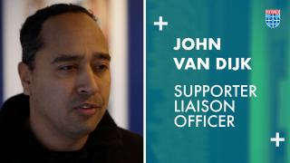 John van Dijk, de Supporter Liaison Officer