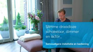 Busch-Jaeger | Slimme draadloze schakelaar, dimmer en actor | Eenvoudigere installatie en bediening