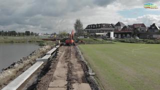 De fundamenten van de Wijde Wellen in Harderwijk