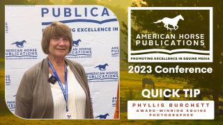 AHP QUICK TIP - Phyllis Burchett Award-Winning Equine Photographer with Diana De Rosa