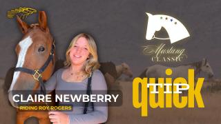 Mustang Classic QUICK TIP - Claire Newberry Riding Roy Rogers