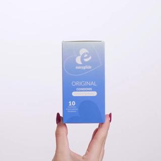 Easyglide Original Condoms 10 Pieces - Hand Video