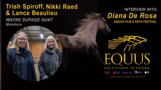 Diana DeRosa at EQUUS Film Festival 2021 Trish Spiroff, Lance Beaulieu  & Nikki Reed Interview