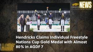 Hendricks Claims Individual Freestyle Nations Cup Gold Medal with Almost 80% in AGDF 7