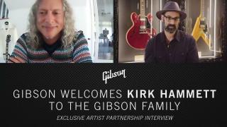 Gibson - Gibson Welcomes Kirk Hammett To The Gibson Family