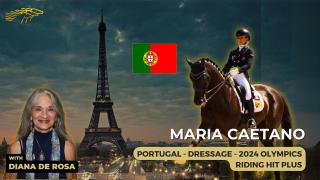 Maria Caetano Riding Hit Plus For Portugal In Dressage - 2024 Olympics Interview With Diana De Rosa