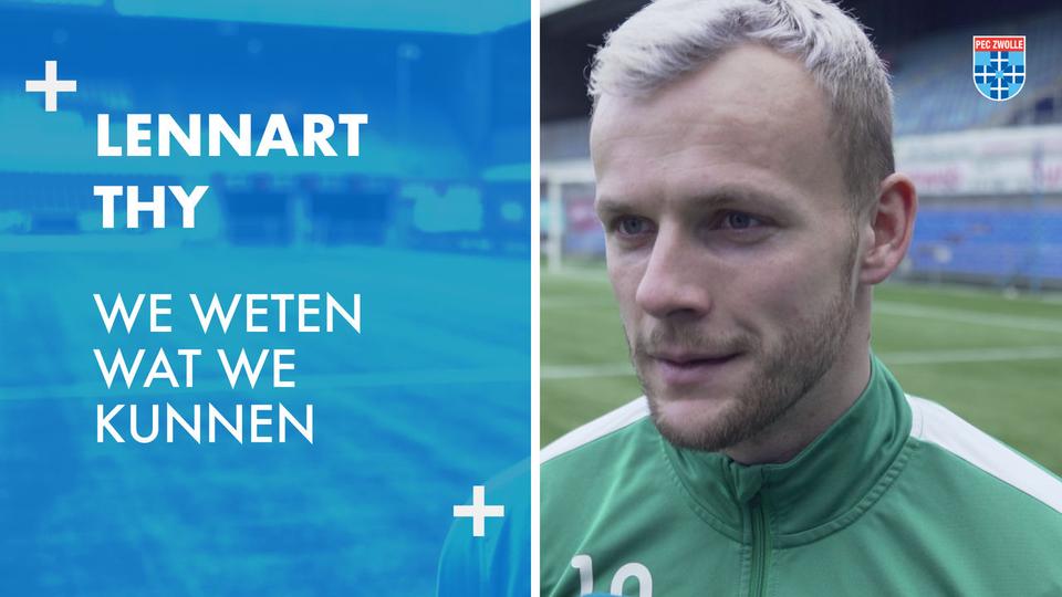 Lennart Thy: ‘We weten wat we kunnen.’