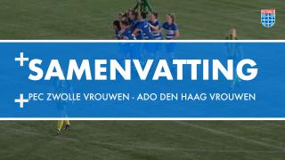 Samenvatting PEC Zwolle Vrouwen - ADO Den Haag Vrouwen
